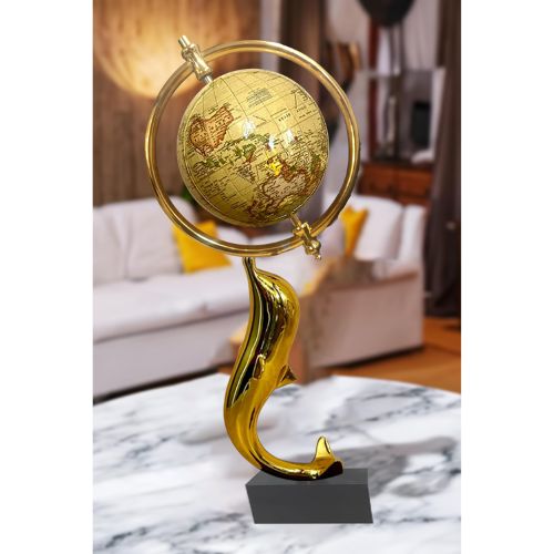 Dolphin Globe Decor